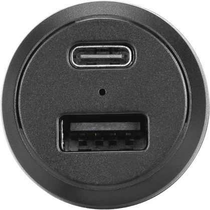 32W Dual USB-C + USB-A Fast Car Charger