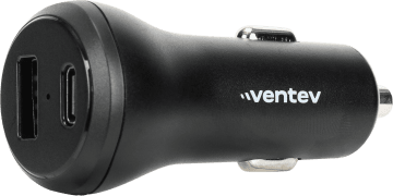 32W Dual USB-C + USB-A Fast Car Charger