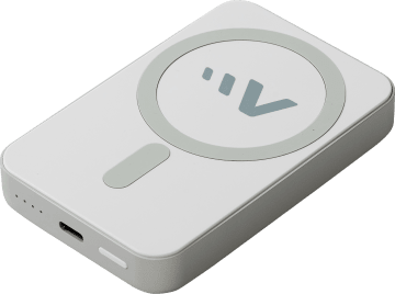 Portable Magnetic Battery 5,000 mAh - Gray