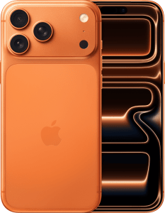 Apple iPhone 17 Pro Max from Comcast Business Mobile in Cosmic Orange