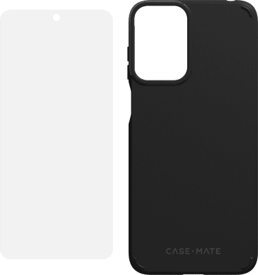 moto g play - 2024 Case & GLASS Screen Protector Bundle