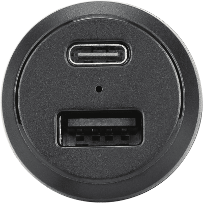 32W Dual USB-C + USB-A Fast Car Charger