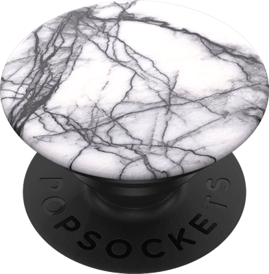 Swappable PopGrips - Dove White Marble