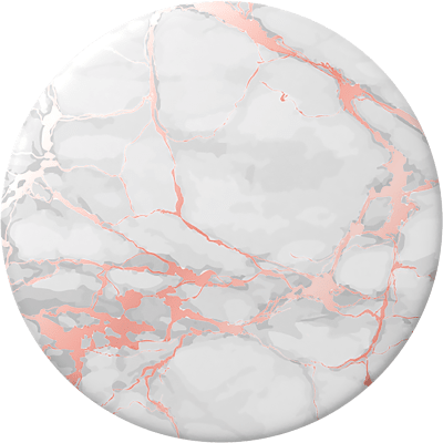 Swappable PopGrips - Rose Gold Lutz Marble