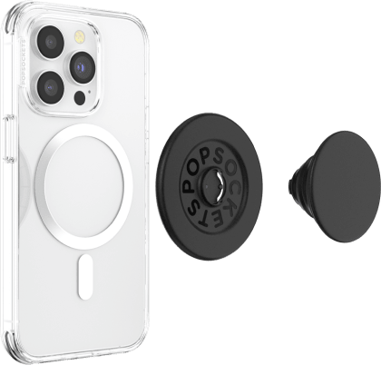 PopSockets PopThirst: La Fascetta Per Bicchieri Con PopGrip Integrato - Perfetta Per Bevande Calde E Fredde - Colore Nero
