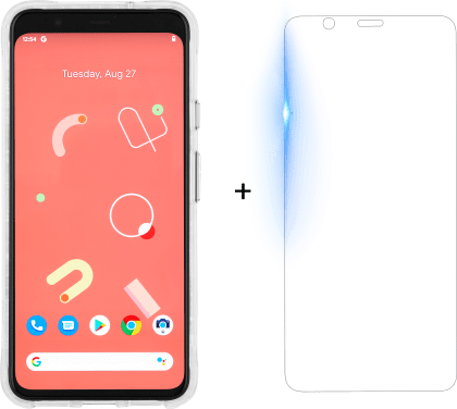 Case Mate Google Pixel 4 Xl Case Glass Screen Protector Bundle
