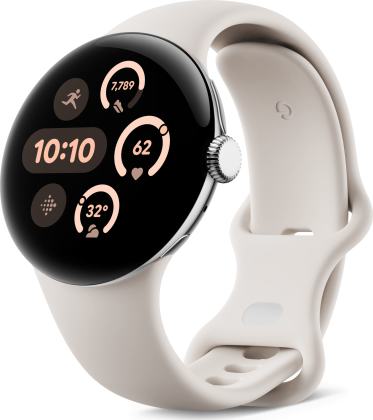 Google Pixel Watch 2 (Polished Silver case and Porcelain