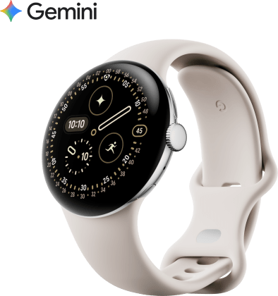 Google Pixel Watch 4 41mm from Xfinity Mobile in Polished Silver