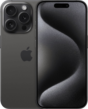 Apple iPhone 15 Pro from Comcast Business Mobile in Black