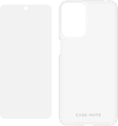 moto g play - 2024 Case & GLASS Screen Protector Bundle