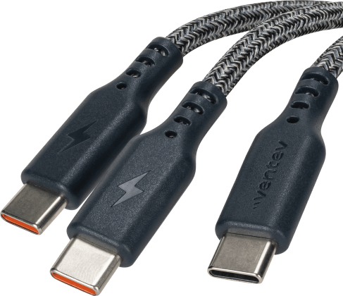 3-in-1 USB-C Cable 5ft