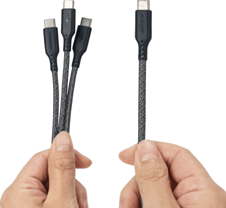 3-in-1 USB-C Cable 5ft