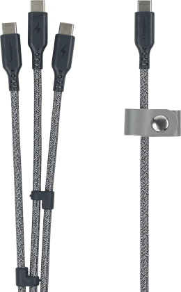 3-in-1 USB-C Cable 5ft