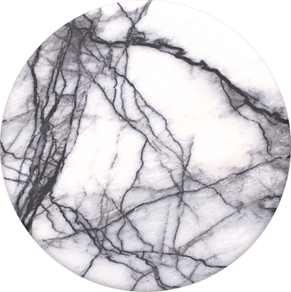 Swappable PopGrips - Dove White Marble