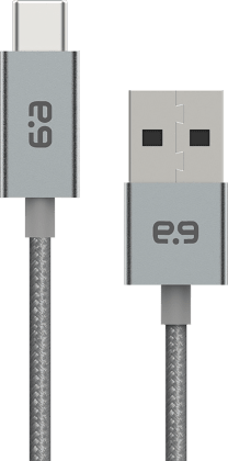 4ft Braided USB-A to USB-C Charge Cable